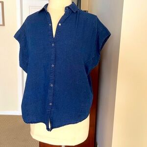 ZARA denim top